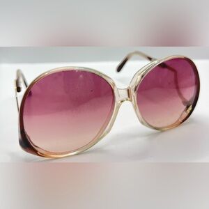 Vintage Sol-Optics Van Gogh 14 Translucent Oval Sunglasses Frames Only